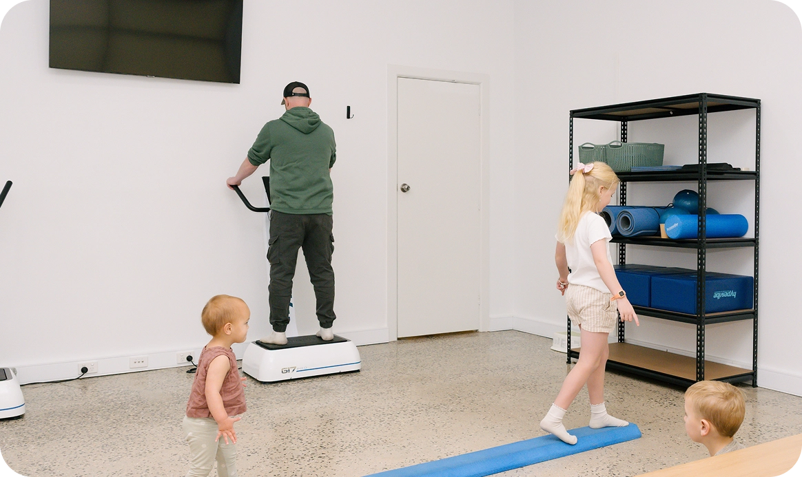 Family at Kinfolk Chiropractic Centre promoting holistic health.